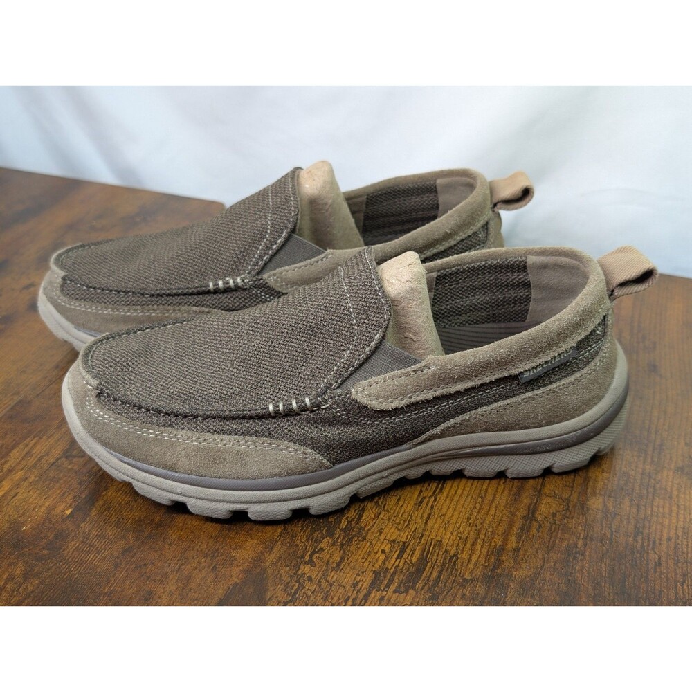 Skechers Men's Relaxed Fit Slip-on Shoes Size 7